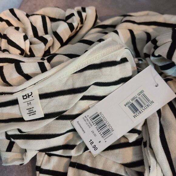 BP Striped Pocket Front Long Sleeve Tee Size Medium - Picture 3 of 4